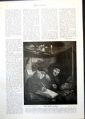 Antique Print Moneylenders Quentin Matsys John Knox Preaching D Wilkie 1912