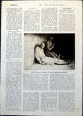 Antique Old Print Wm Strang Men Giant Despairs Dungeon Saint Margaret 1922 20th