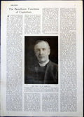 Antique Old Print Rev. Prof. Wm Clow Portrait Beatrice Addressing Dante 1922