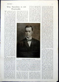 Antique Old Print Austin Hopkinson Mp Portrait Wood The Self-Murderers 1922