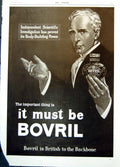 Old Must Be Bovril Advert British To The Backbone Gentleman Jar 1914 20th