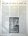 Antique Old Print Poster Art Burnham Beeches The General Leads The Way 1947 0