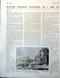 Antique Old Print Gurkhas Advance Through Borgo Durbecco Italy Buildings 1947