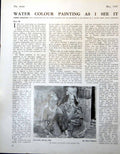 Antique Old Print Chin Girls Burma Harry Sheldon With Notes Two Children 1947