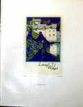Antique Print Greeting Card John Bee Watercolour Sketch We Spradbery 1947 0 20th
