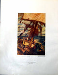 Old South Pacific Blow Aboard Ship C Muncaster Village Ro Dunlop 1947 0 20th