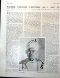 Old An Indian Boy Harry Sheldon Study And Notes Portrait Turban 1947 20th