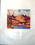 Antique Print River Strae Near Loch Awe Argyllshire W. Douglas Macleod 1947