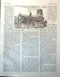 Antique Print SouthwChurch Suffolk N Wallis Illustration Monkey Bepo 1947 20th