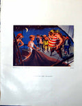 Antique Old Print Illustration Peg-Leg-Pete Kay Beppo Devoted Monkey 1947 20th