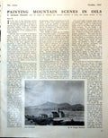 Antique Old Print Iona Cathedral W Douglas Macleod Loch Morar Rhum Eigg 1947