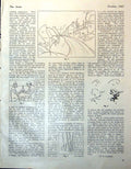 Old Print Elements Construction Neptune Children'S Illustration Kay 1947 20th