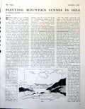 Old Sketch Prior Oil Painting Skye Elementary Rules Composition 1947 20th