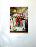 Antique Old Print Fashion Magazine Cover Men Cb Bowmar Figure Studies 1947