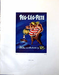Antique Old Print Book Cover Kay Peg-Leg-Pete The Three Bathers Cezanne 1947