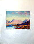 Antique Print Loch Ba Argyllshire W Douglas Macleod From Oil Painting 1947 20th