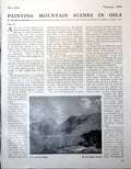 Antique Old Print Loch Doilate Ardgour W Douglas Macleod Glencoe Road 1948