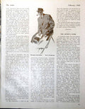 Antique Print Menswear Illustration Cb Bowmar The Head Character Kay 1948 20th