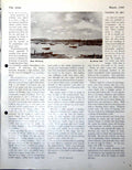 Antique Old Print West Wittering Adrian Hill Home Sailor Robert Forman 1948