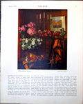 Old Indian Shawl H D Richter Flowers Chack Drawing Man A Wolmark 1918 20th