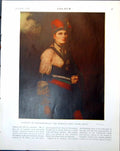 Old Print Thayeadanegea Mohawk Chief J Brant Romney Siers War A John1918 20th
