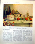 Old Blighty Maj Haldane Mcfall Fruit Wine Cake Nasturtiums C Hassell1918 20th