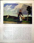 Antique Print Monday A Newton Woman Washing Gorden Road Kemmel Barraud1918 20th