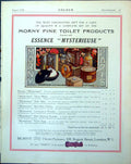 Antique Print Morny Fine Toilet Products Fragrant Essence Mysterieuse 1918 20th
