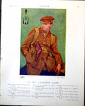 Old Print Sier Uniform A Wolmark Katya Woman Chair Table W Lee Hankey1917 20th