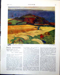 Old Red Dog Landscape Paul Gauguin Leafy Buckinghamshire E Claes 1917 20th