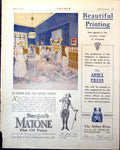 Old Print Bergers Matone Flat Oil Paint Nursery Hygienic Abbey Press 1917 20th