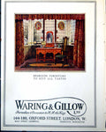 Antique Old Print Waring Gillow Bedroom Furniture De Reszke Cigarettes 1917