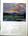 Old Landscape Fields Hills Trees Adam Slade Plea For Pan S Langdale 1918 20th