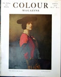 Original Old Vintage Print Cover Portrait Wife Picador William Strang 1918 20th