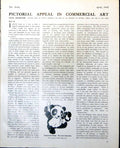 Antique Old Print Panda Pickles Trademark Louis Johnstone GFlake Poster 1948 0