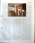 Old Vintage Print At Home Fs Beaumont Bridge Evening Robert Forman 1948 20th