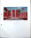 Antique Print Cowdray Castle R Myrescough-Walker Peter Browne R Reeve 1948