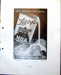Antique Old Print Libby'S Milk Showcard Louis Johnstone Sugar And Spice 1948