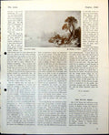 Antique Print Carnarvon Castle William J Muller Oak Walter H Allcott 1948 0 20th