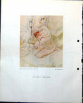 Antique Print Woman Dressing After Bathing Robert Austin Ed Portrait 1948 0 20th
