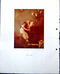 Old Music Lesson Jules Muenier Girl Piano Christ Mary Magdalene 1948 0 20th