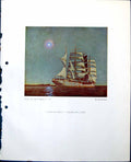 Antique Print Barque Signalling Pilot C Pears Aground On The Goodwins 1948 0