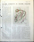 Old Female Figure Heater Robert Austin Semi-Clag Lady Dressing 1949 20th
