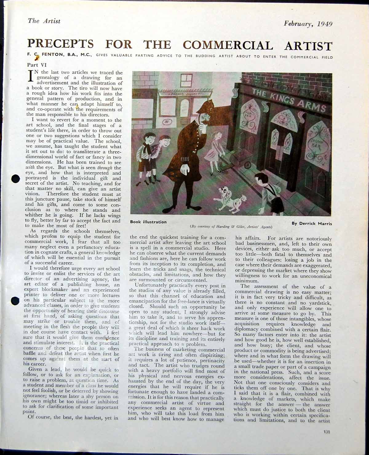 Antique Old Print Book Policeman Derrick Harris Cinderella Jc Armitage 1949