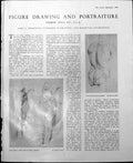 Antique Print Figure Drawing Pencil Herbert Holt John Evans Portrait 1949 0 20th
