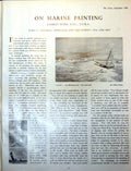 Antique Print Boat Breaking Sea C Pears Night Scene Specimen Beam Bar 1949 0