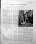 Antique Print Street Scene St Malo France L Richmond Warrior St Ives 1949 0 20th