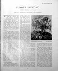 Old Vintage Print Flowers And Still Life Stanley Grimm Flower-Piece 1949 0 20th