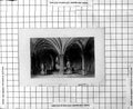 Antique Print The Crypt At Guildhall Interior Vaulted Ceilings Men Top Hats