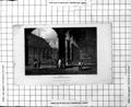 Original Old Antique Print Interior The Royal Exchange Columns People